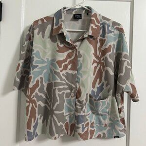 Women's Prana button down, short sleeve shirt
